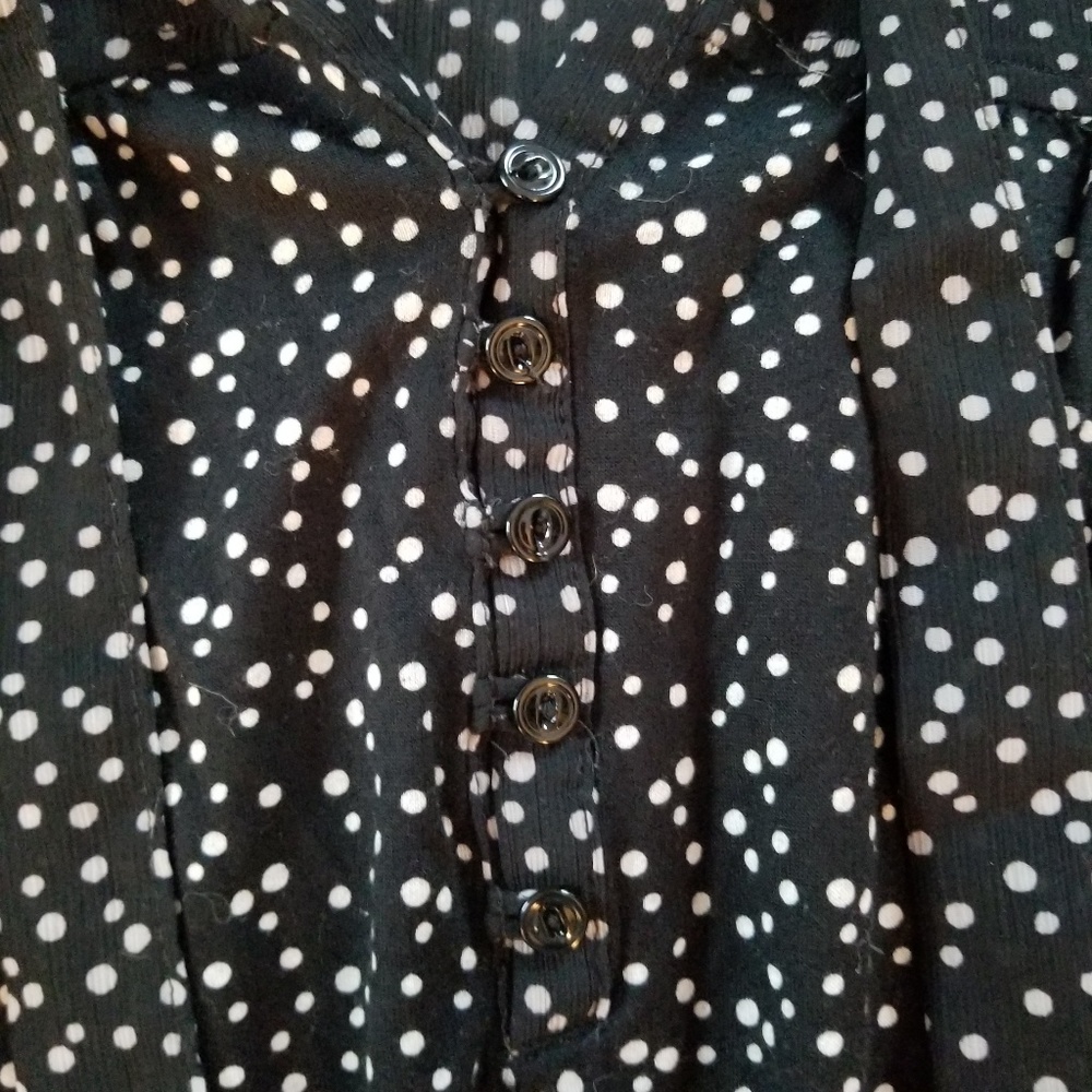 Loft polka dot blouse